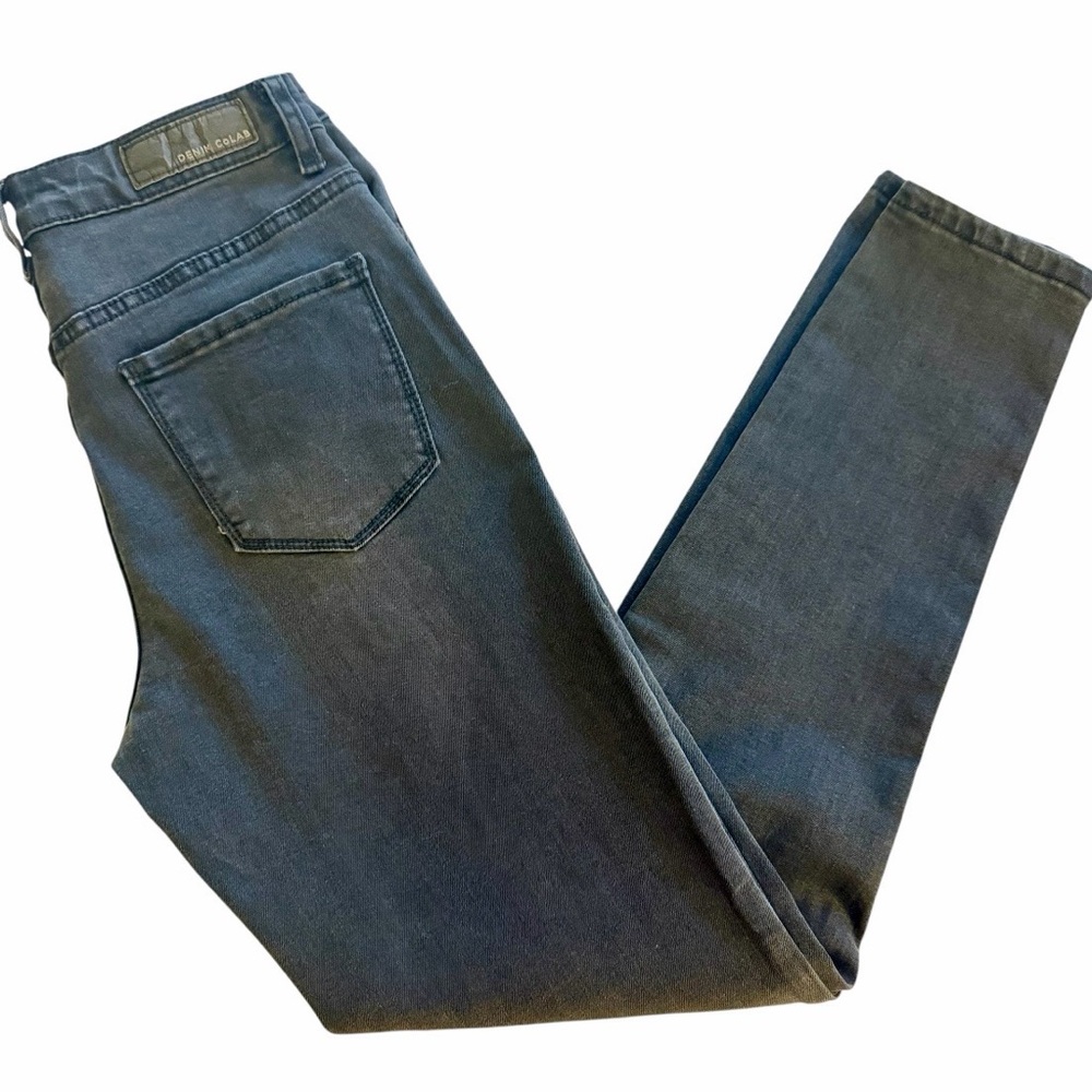 Denim CoLab Saltwater & Song NWT Phase Black Bells Cropped Jeans  SZ US 6 AUS 10
